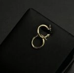 حلق إيطالي عيار 18 الوزن 0.85 جرام