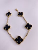 ⁦أسوارة الصدف الأسود ذهب عيار18k✨⁩ - الصورة ⁦3⁩