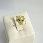 خاتم تايقر ذهب18k✨