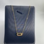 عقد ايطالي فص متحرك ذهب18k✨