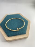 ⁦أسوارة المسمار ذهب18k مقاس15)✨⁩ - الصورة ⁦3⁩