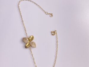 أسوارة الفلاور ايطالي ذهب18k✨