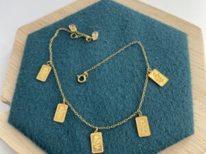أسوارة السبائك ذهب عيار21 وزن.80