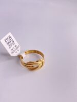 ⁦خاتم الصمت ذهب عيار21 وزن2.93g⁩ - الصورة ⁦2⁩