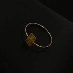 ⁦خاتم سبائك عيار 21 الوزن 0.62 جرام⁩ - الصورة ⁦3⁩